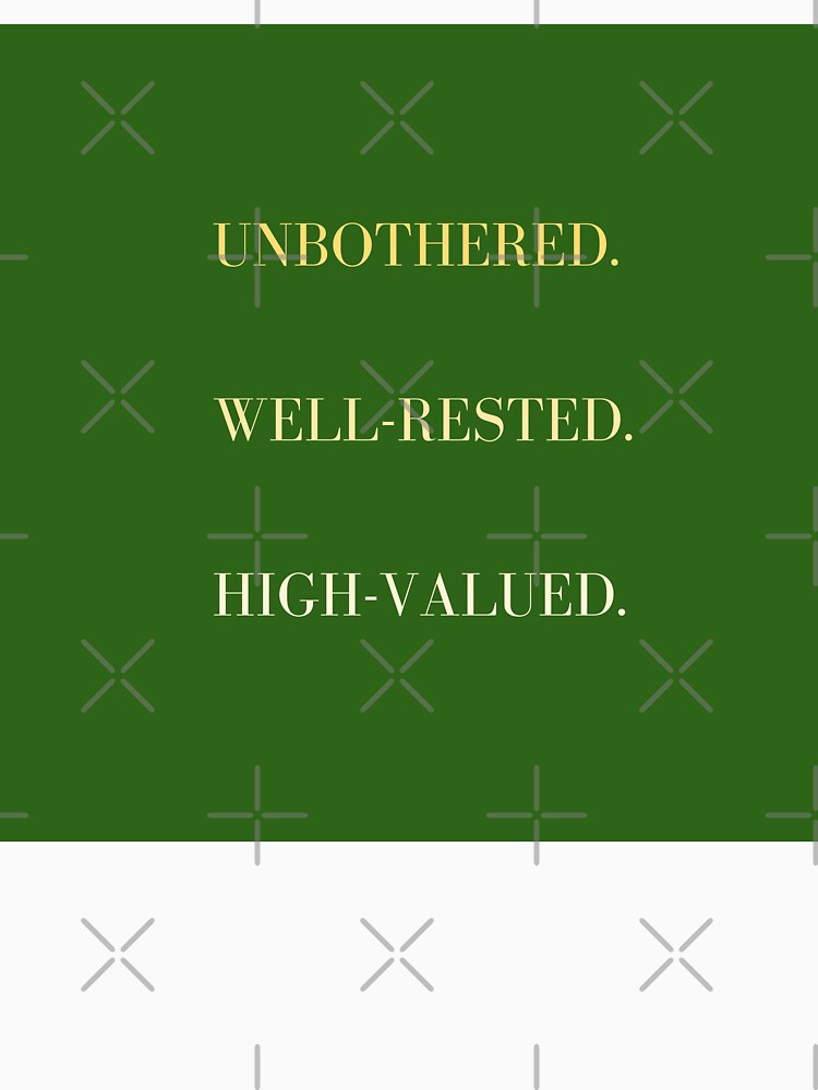 QUITE LUXURY AFFIRMATIONS|UNBOTHERED WELL RESTED VALUE by VibeCheckVault