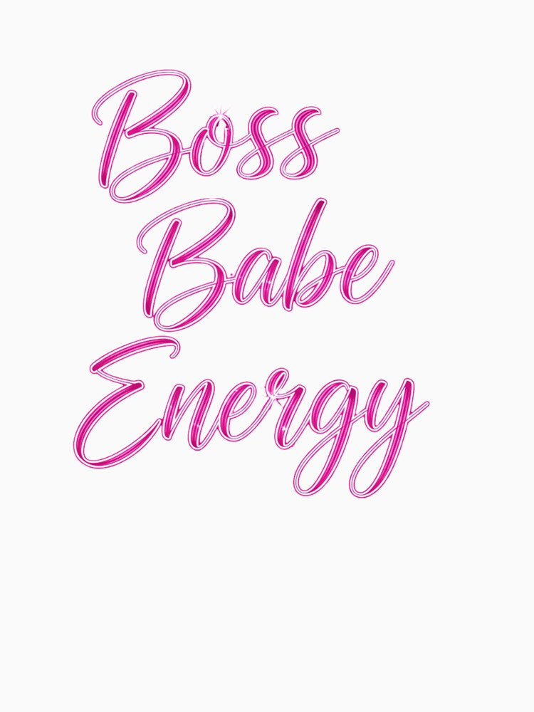 Boss Babe Energy Minimalist Design, Bold & Simple Statement by Aarvya Fashion Club ( A.F.C )