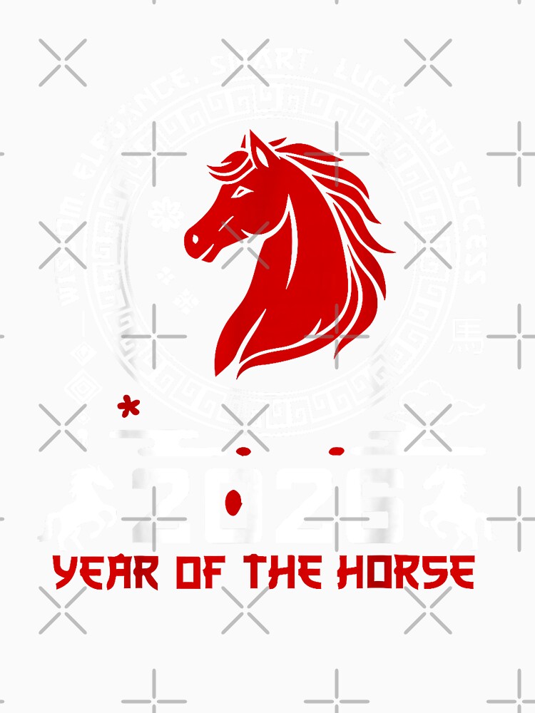 Year Of The Horse Chinese Zodiac by MerchDeviant