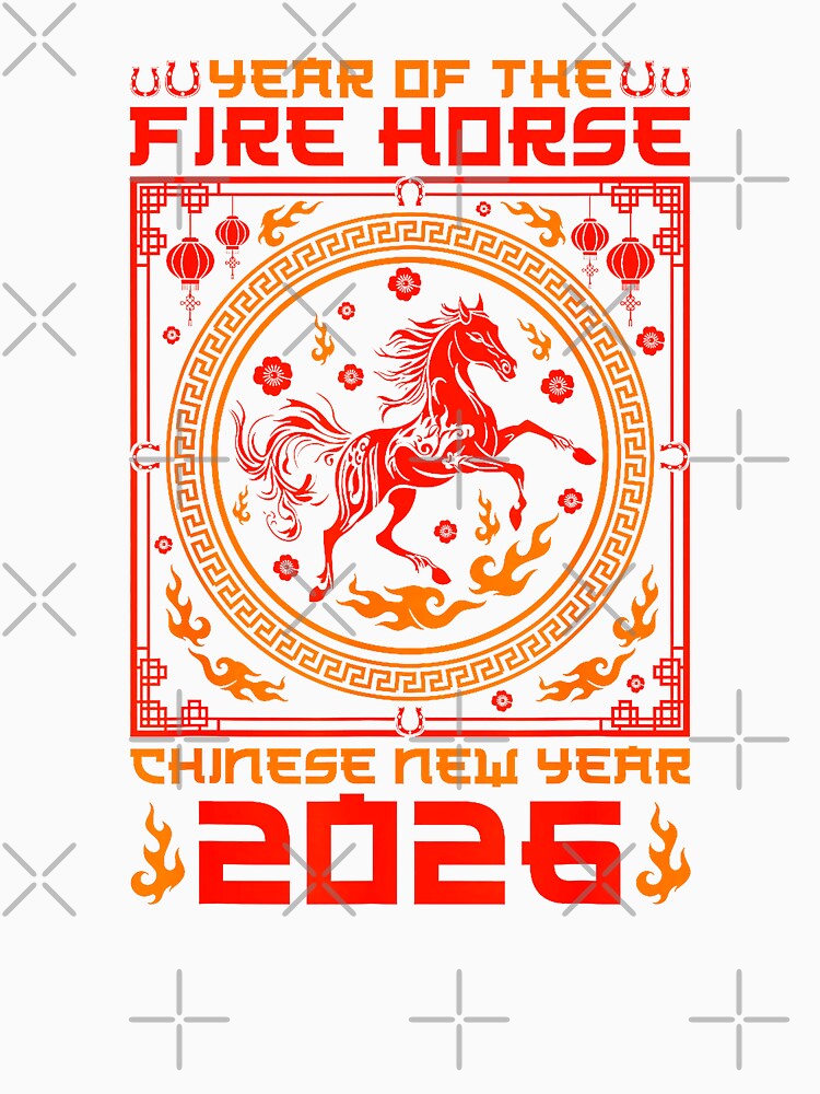 Year Of The Fire Horse Chinese New Year 2026 by Animal-Replicas