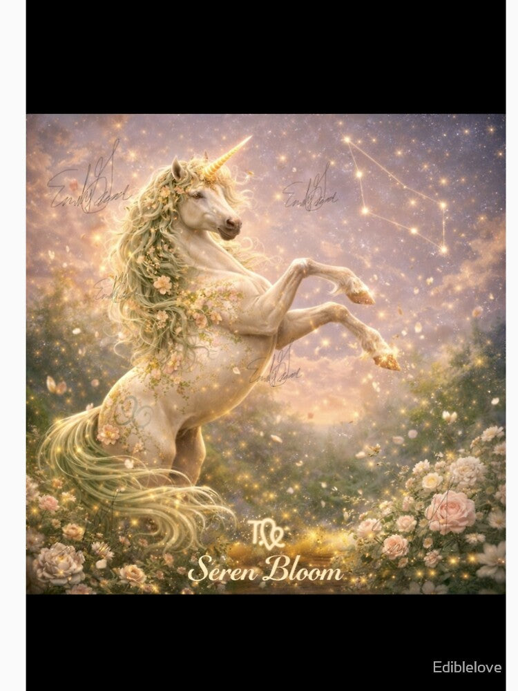 August Virgo Zodiac Unicorn by Ediblelove