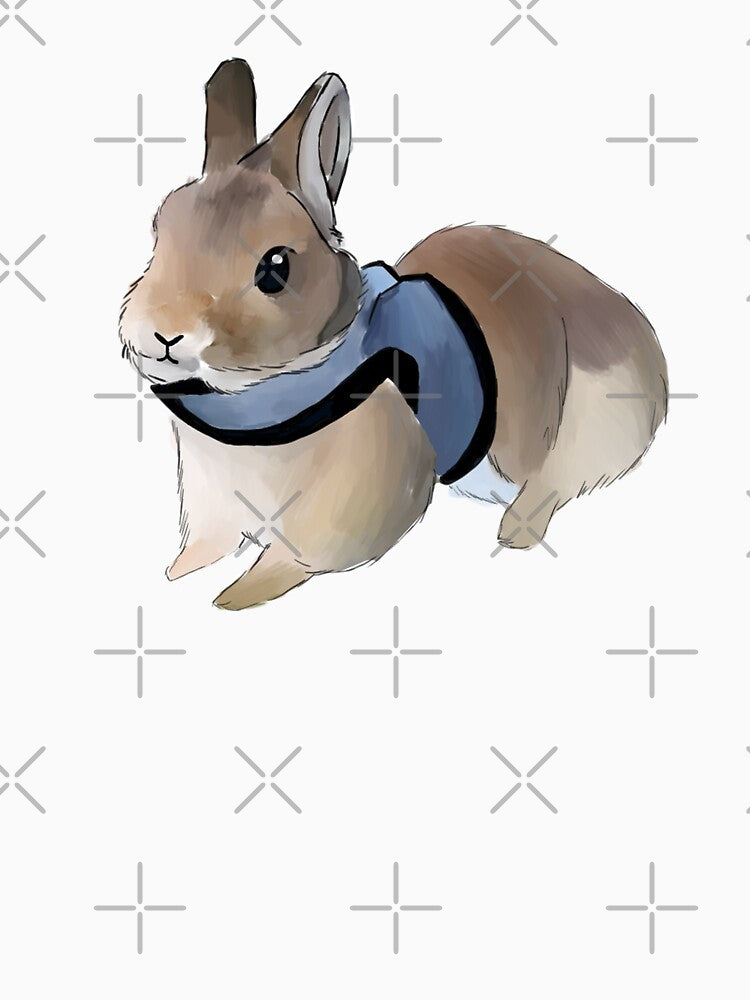 Brown Rabbit with Harness _ Bunniesmee by bunniesmee