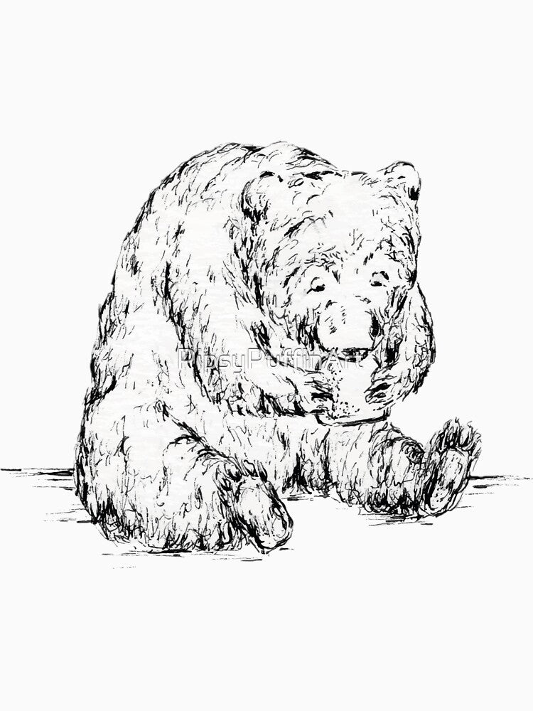 Hungry bear by PipsyPuffinArt