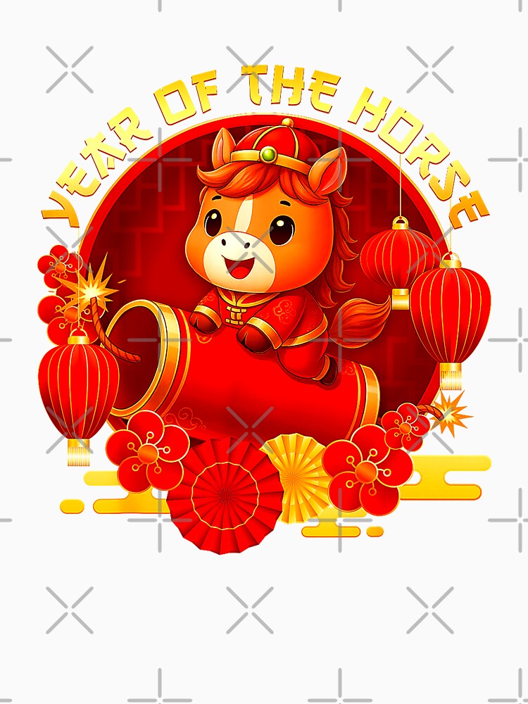 Year Of The Horse Chinese New Year Lunar New Year by Animal-Replicas