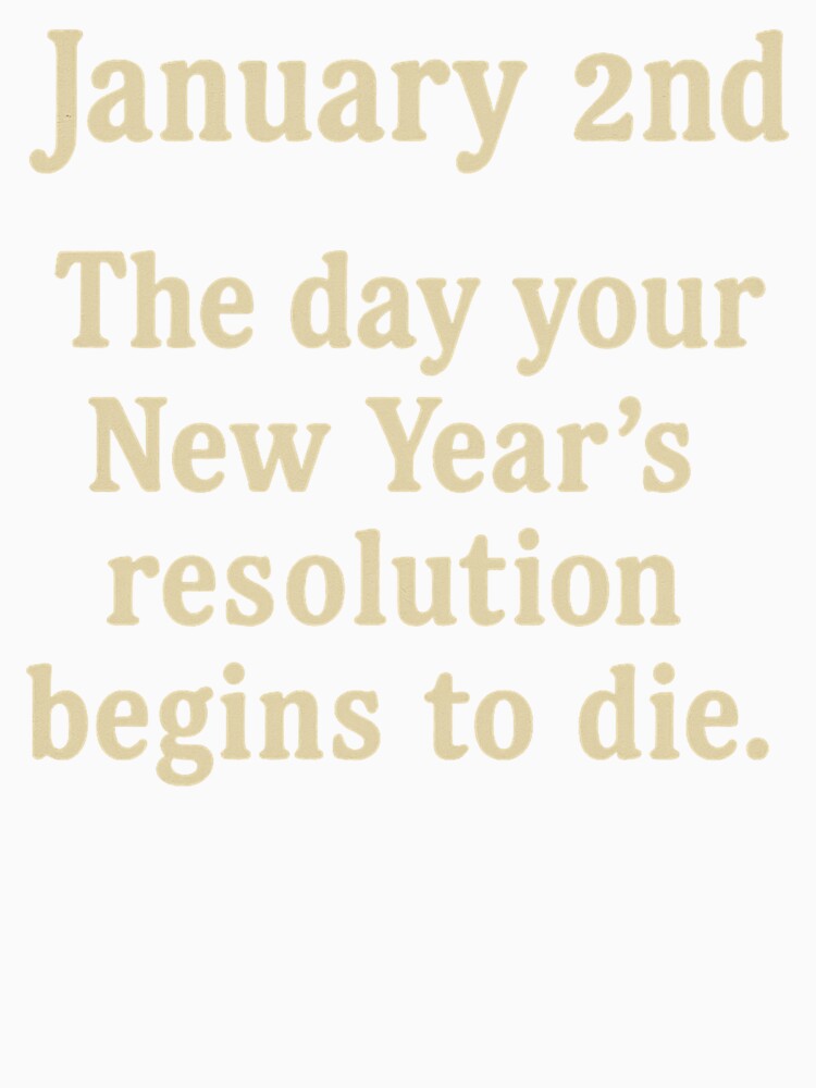 New Years Resolution by SpencersUnltd