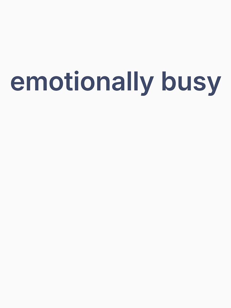 emotionally busy – minimalist typography design by thewellnessedit