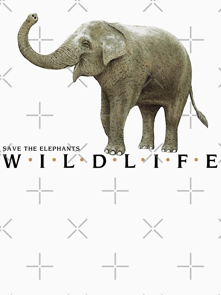 Wildlife Conservation The Elephant by KewaleeTee