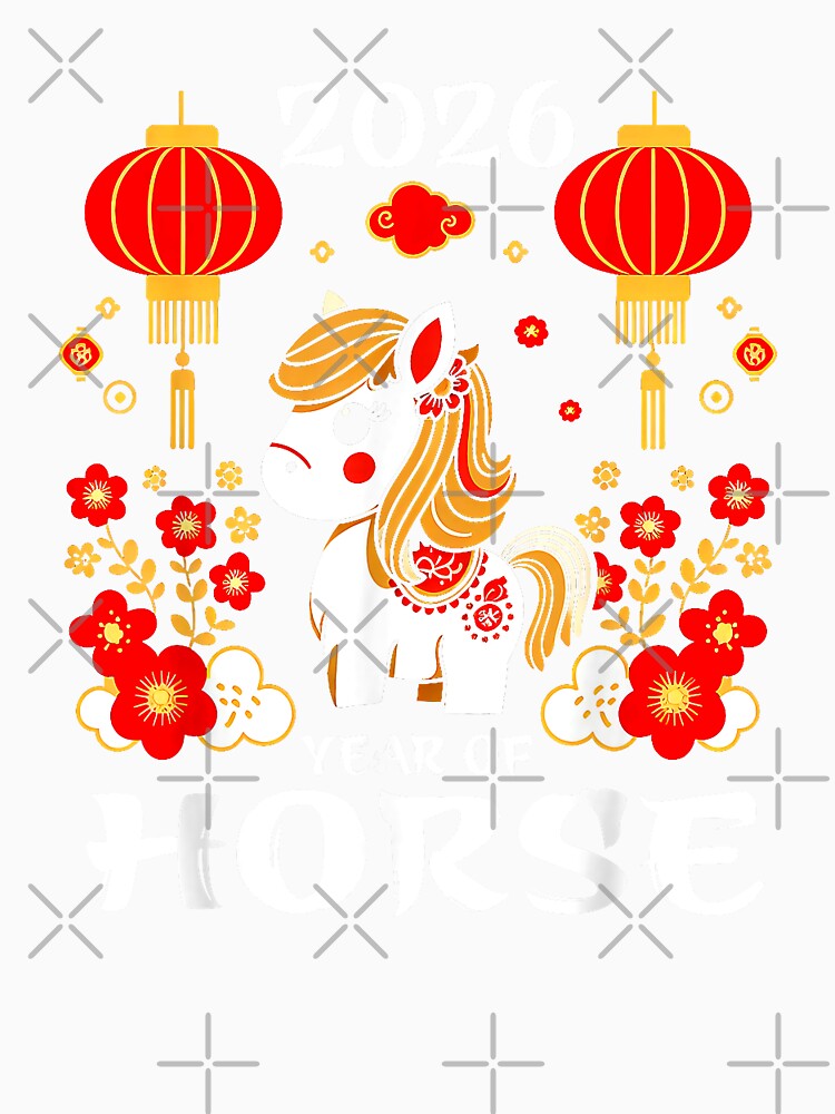 2026 Year Of Horse Chinese New Year Lunar New Year by MerchDeviant