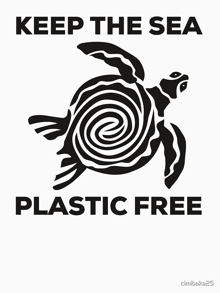 Turtle Keep The Sea Plastic Free by cimibaka25
