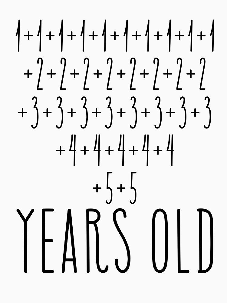 Awesome Simple Math 80th Birthday Shirts For Men and Women by jcorres