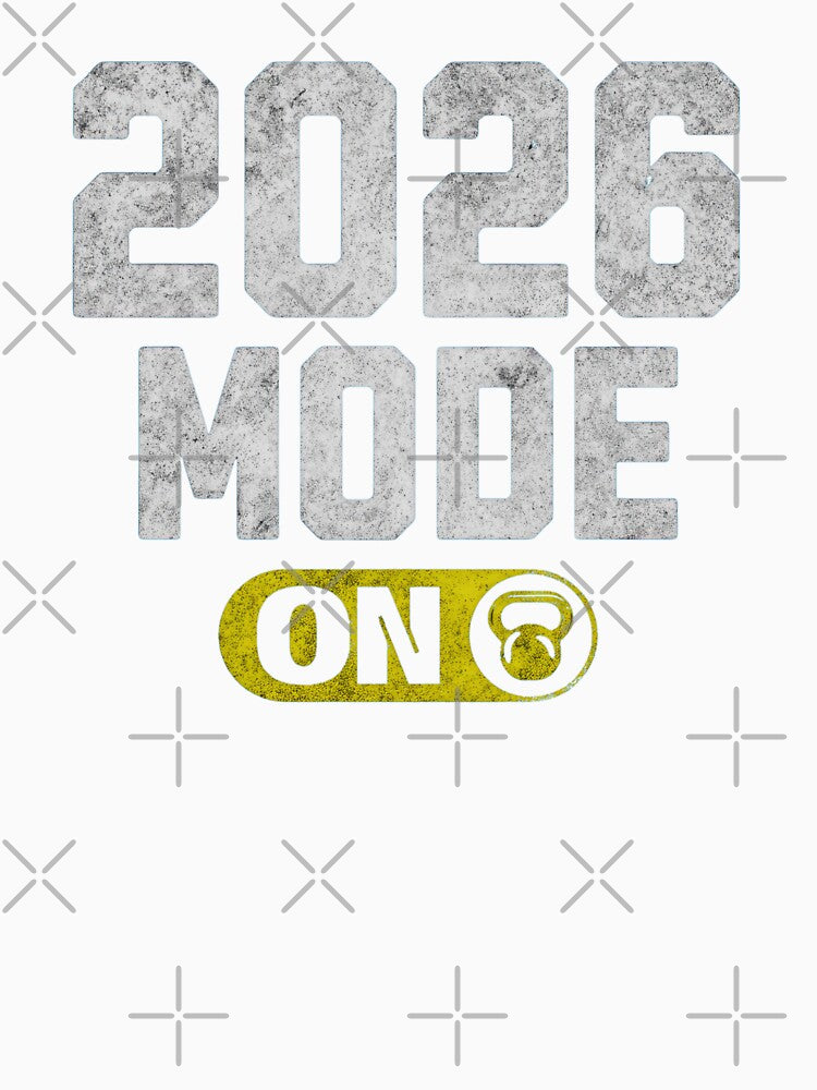 2026 Mode On Funny Fitness Kettlebell Art by GrafTeesLab