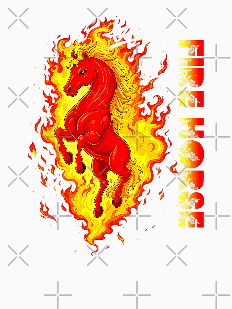 Year Of The Fire Horse Lunar New Year Zodiac by Animal-Replicas