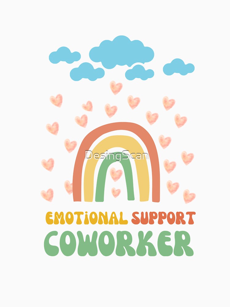 emotional support coworker: rain of hearts, Besties by DesingScan