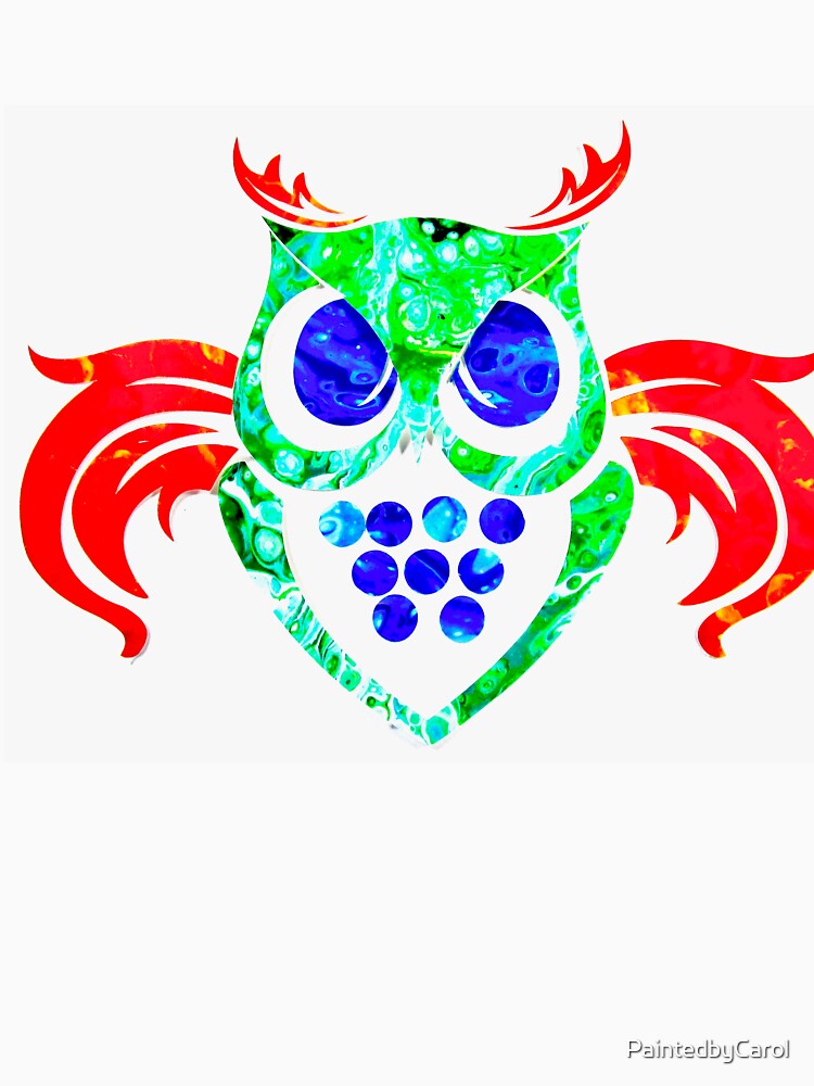 Colorful Owl by PaintedbyCarol