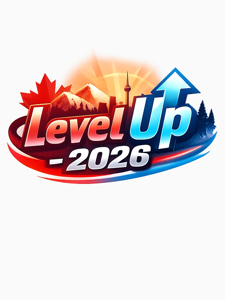 Level Up 2026 – New Year's Motivation T-shirt Canada | Goals, Success & Fresh Start by mocci10