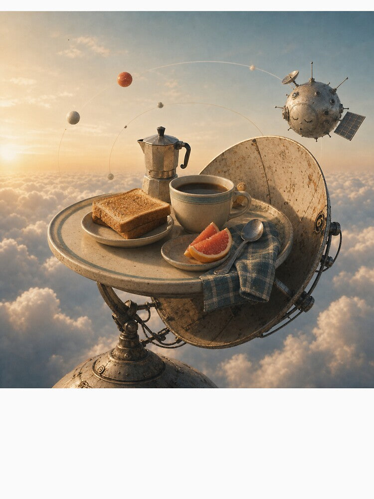 Breakfast on a Sleeping Satellite by Quiet Badge Studio