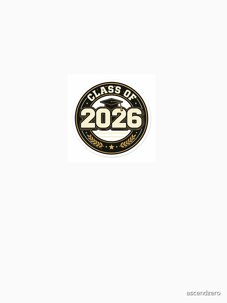 Class of 2026 graduation circle sticker by ascendzero