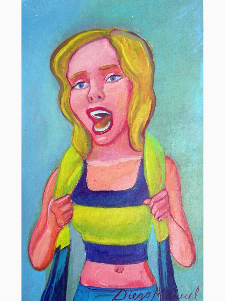 soccer fan girl by Diego Manuel Rodriguez