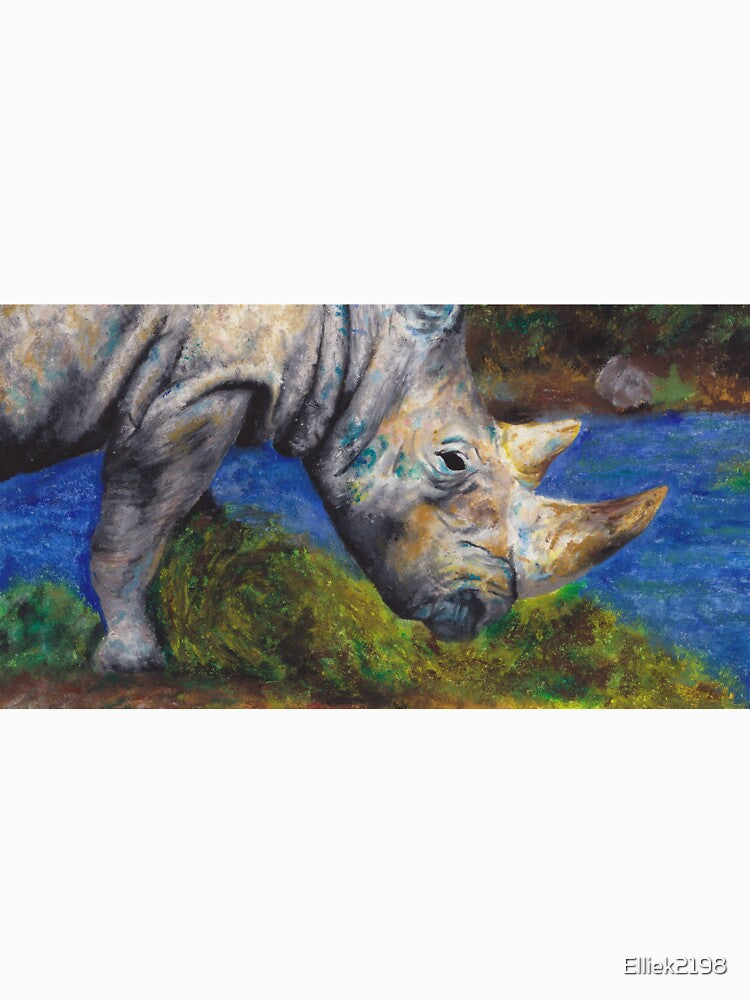 Oil paint rhino by Elliek2198