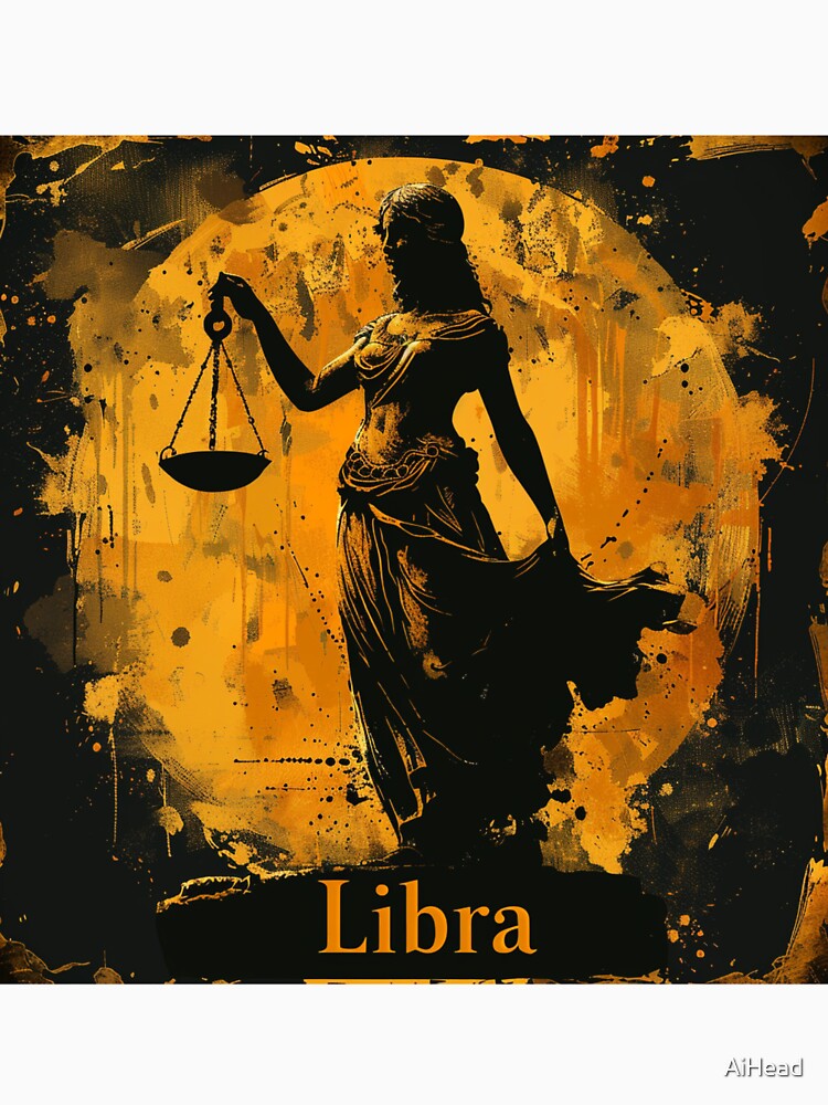 Grunge Style Libra Zodiac Sign by AiHead