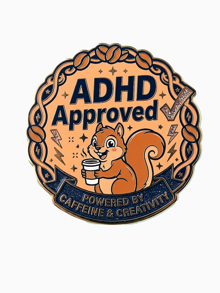 ADHD Humor | Squirrel Brain Gift by CHAOS_CLUB