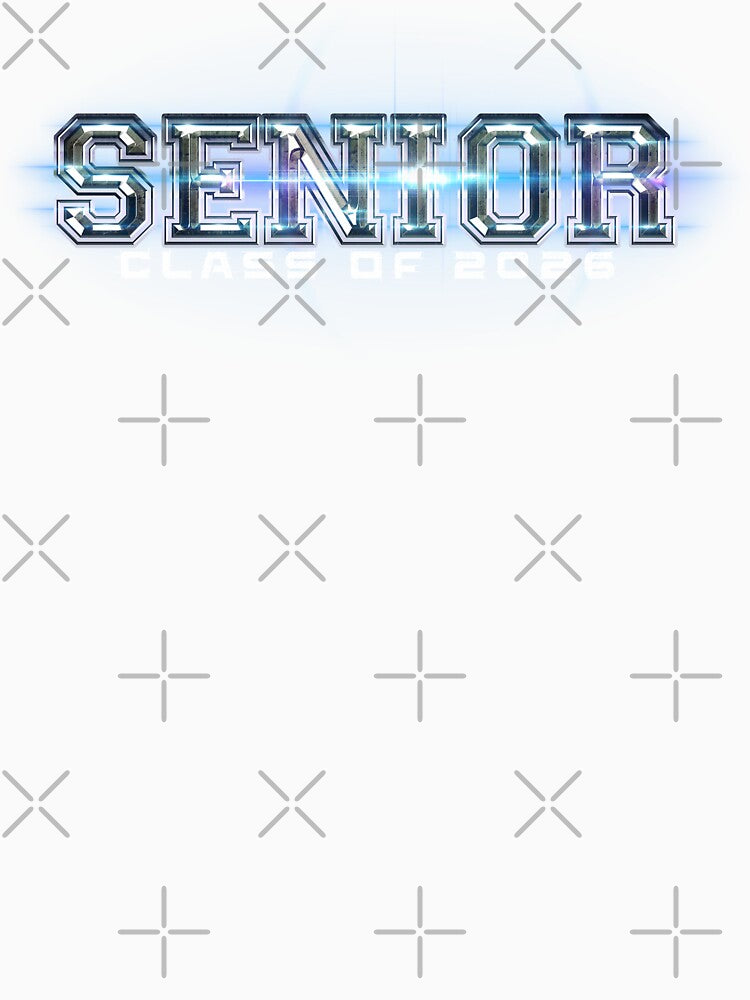 Senior Class of 2026 Shiny Metallic Chrome by LIBERTYMODE