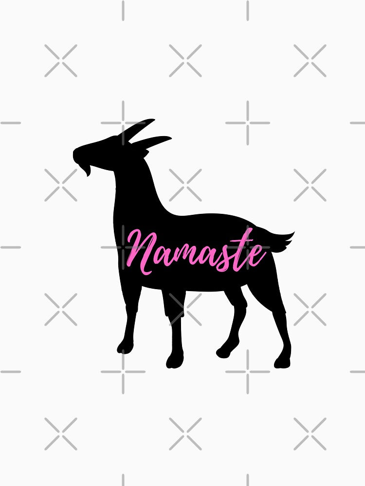 Namaste Goat Yoga Partner Goat Therapy by Dilabirdy