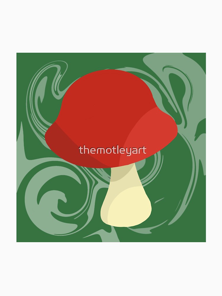 Mushroom Pin by themotleyart