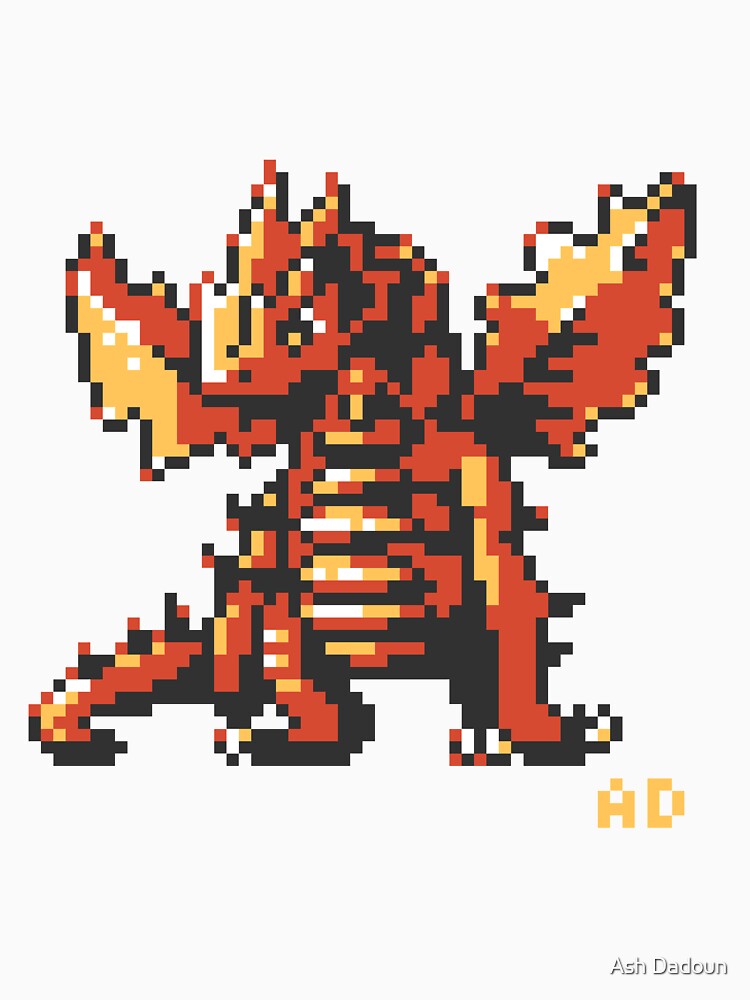 8-bit Dragon by Ash Dadoun