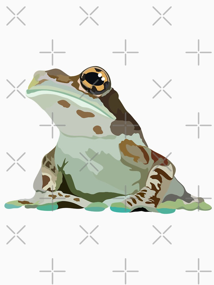 M is for Milk Frog,Milk Frog Artwork – Unique Amphibian Illustration and Exotic Wildlife Design by PrettylittlepastelUk