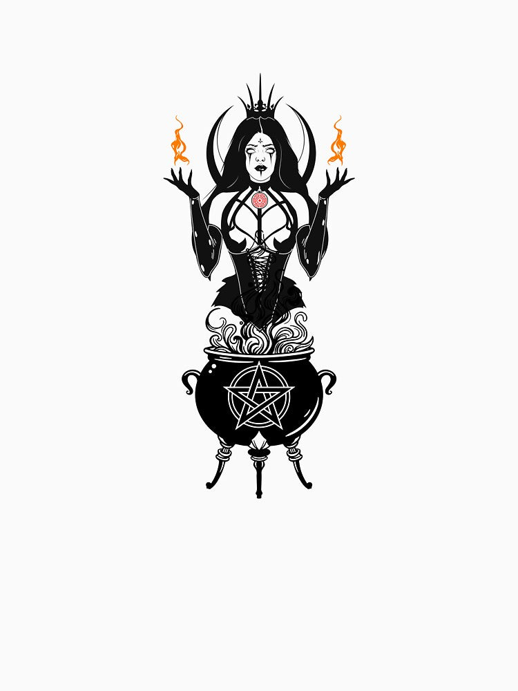Hecate Goddess and Wicca Cauldron Magic by TheMysticNook