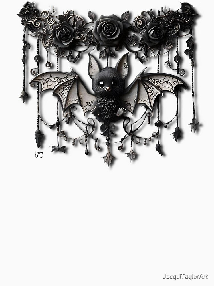 Cute Lace-winged Bat by JacquiTaylorArt
