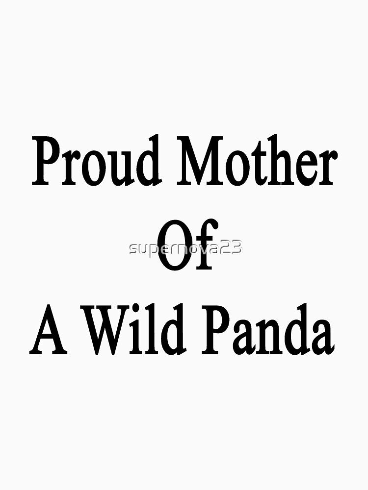 Proud Mother Of A Wild Panda by supernova23