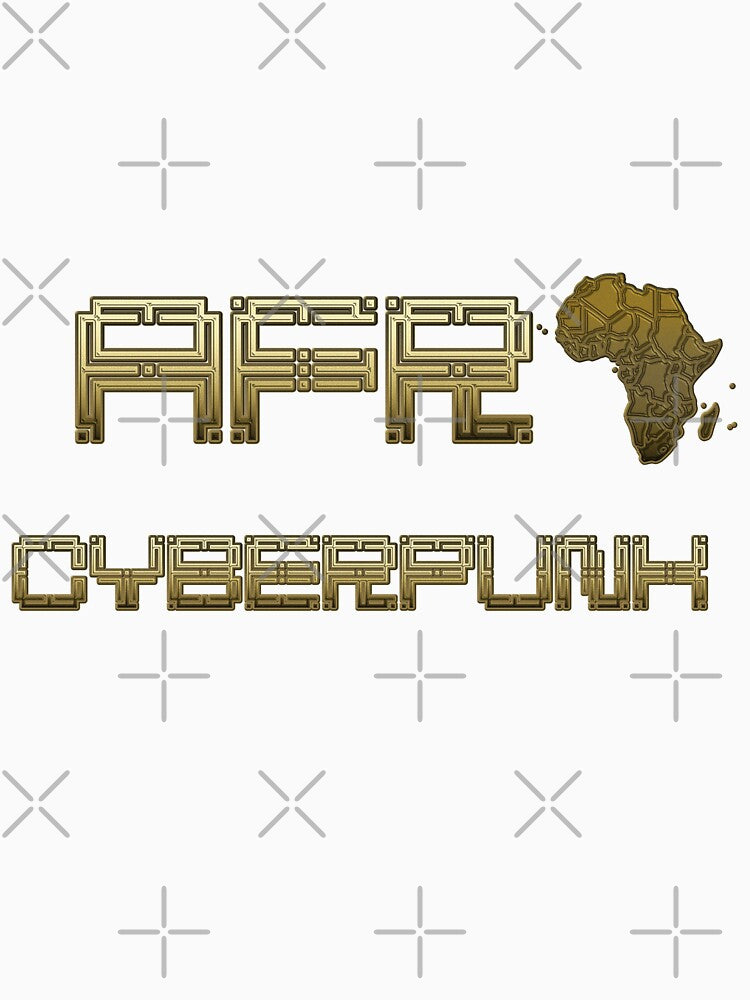 Afro Cyberpunk Text by aelyaen