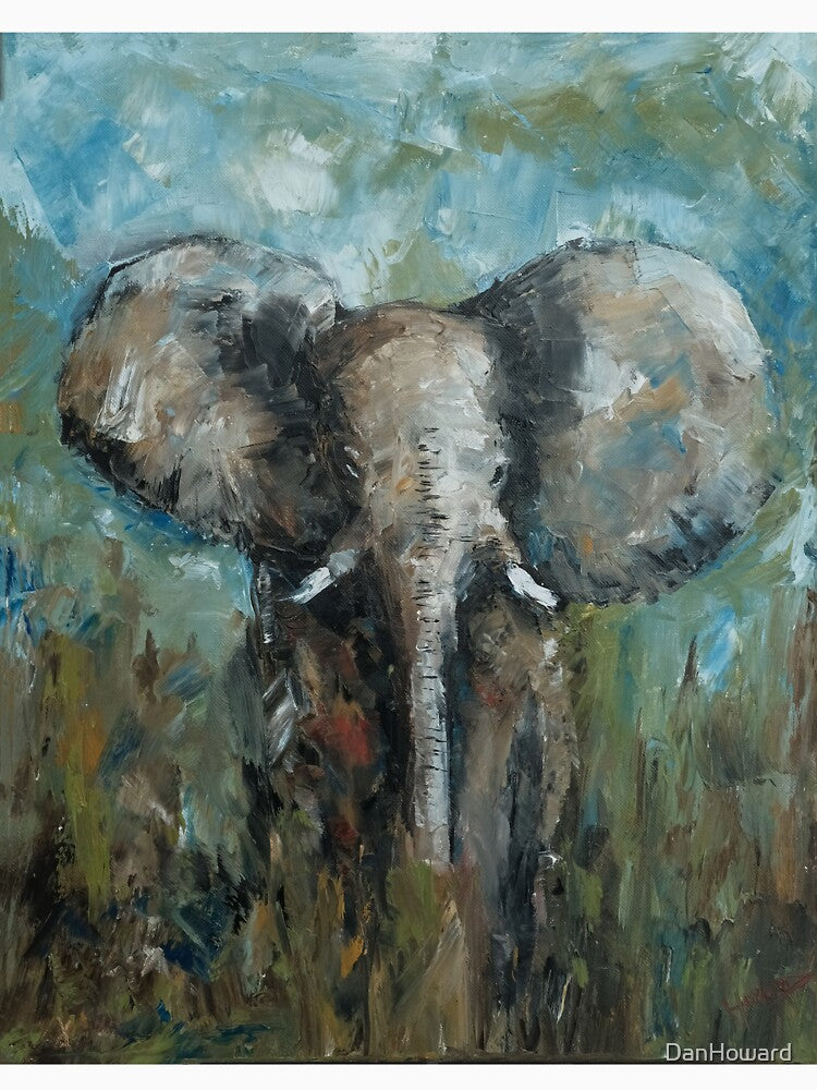 The Elephant | Oil Painting by DanHoward
