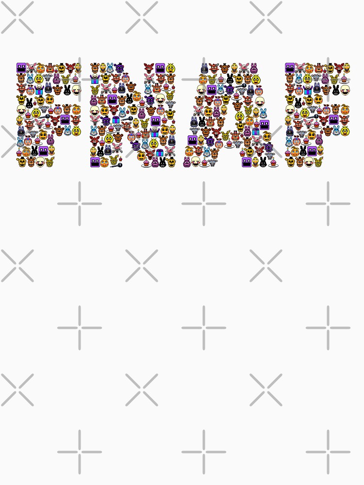 Five Nights at Freddy's - Pixel art - FNAF Typography by GEEKsomniac