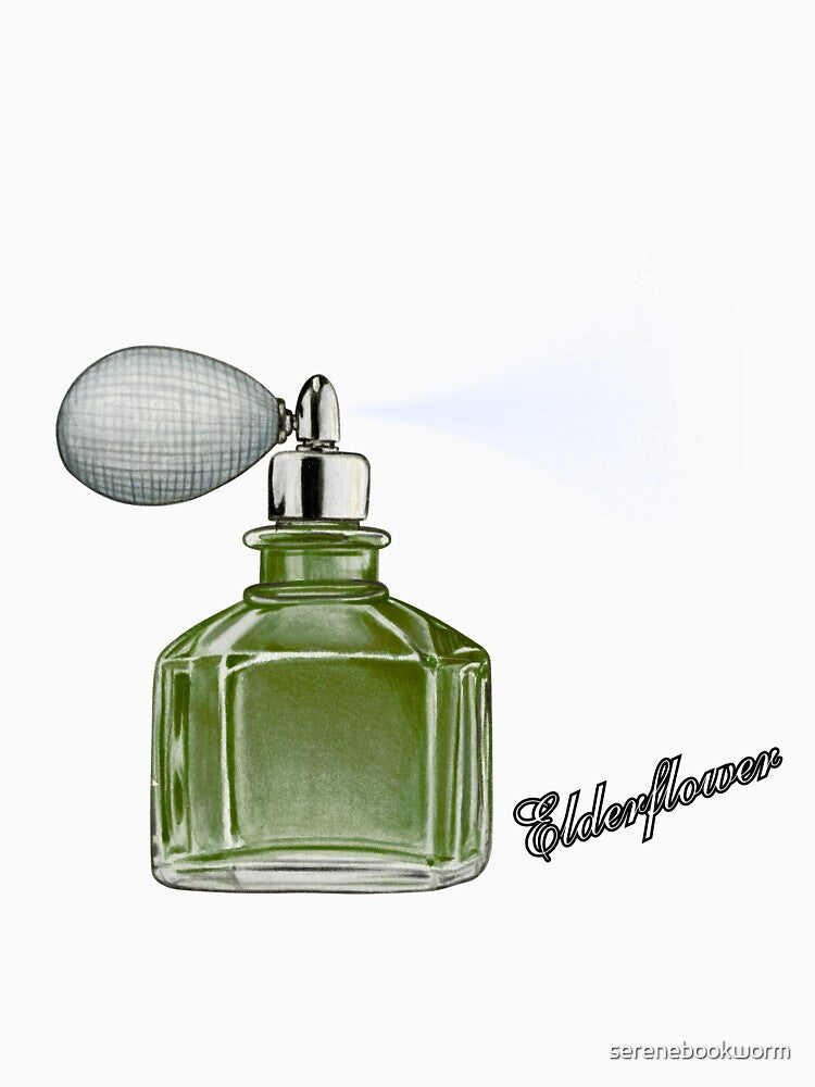Elderflower scented perfume aesthetic by serenebookworm