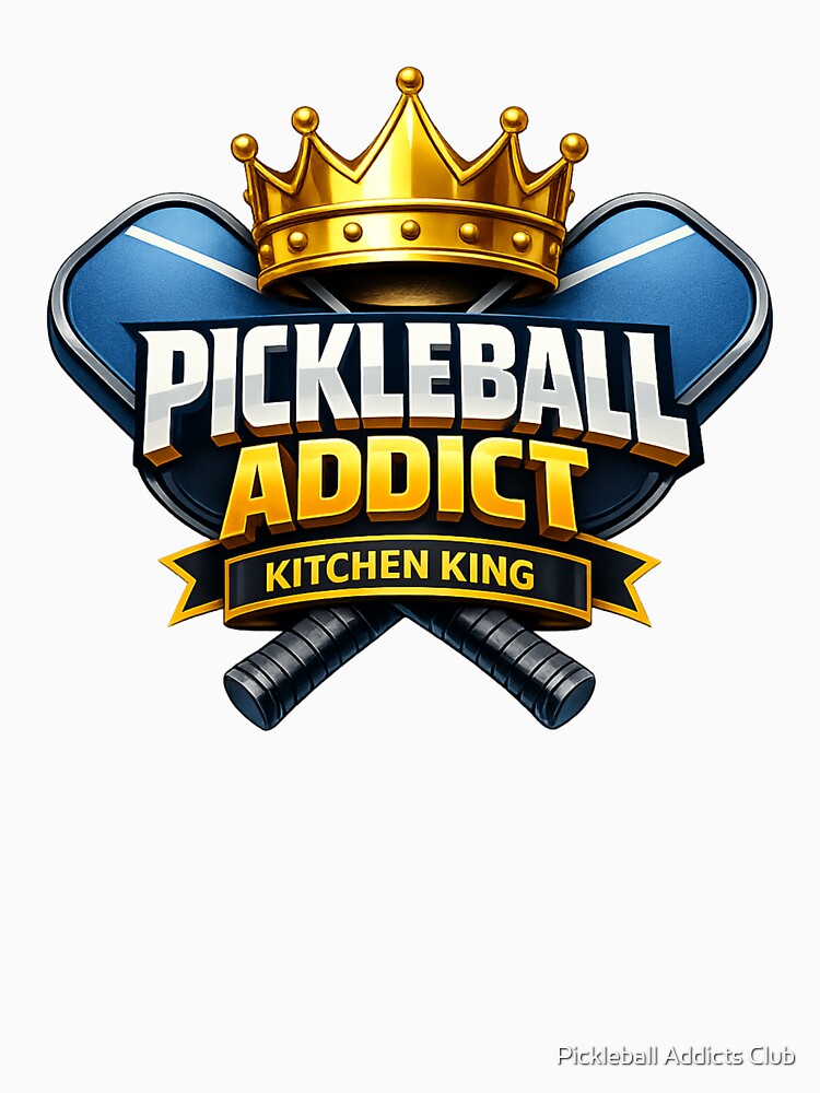 Kitchen King Pickleball Addict Shirt – Funny Pickleball Gift for Players by Pickleball Addicts Club