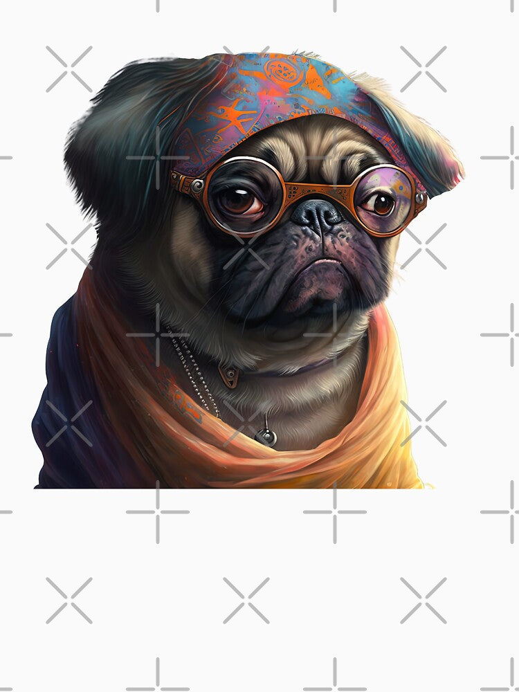 Cool pug by AnimalArtPhotos