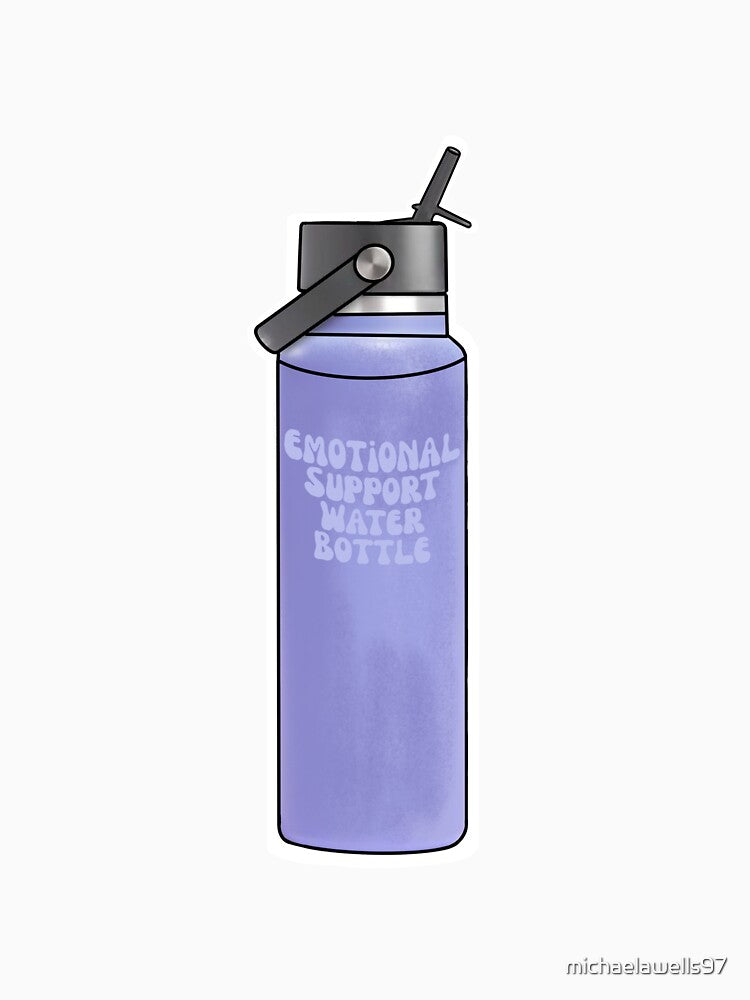 Emotional Support Hydroflask by michaelawells97