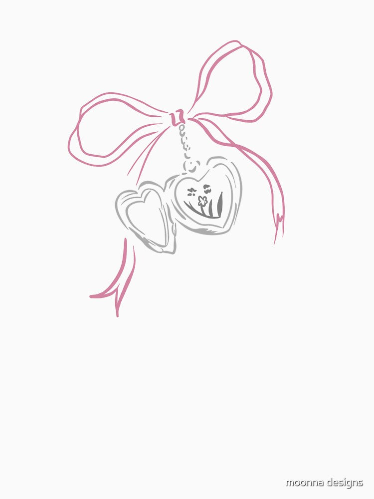 Pink Bow Keychain Coquette by moonna designs