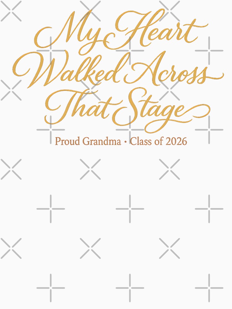 Proud Grandma Class of 2026 – Gold Script by Gabmod14