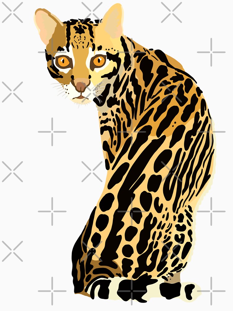 O is for Ocelot by PrettylittlepastelUk