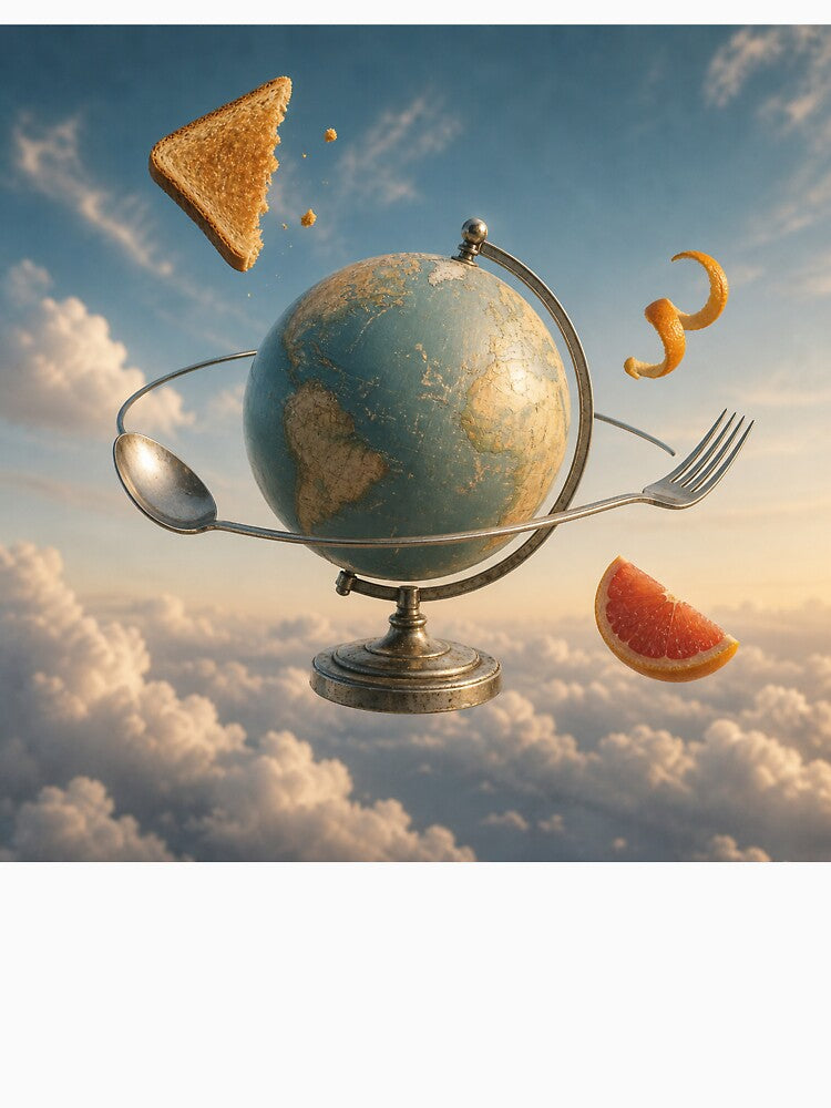 Toast Globe Study by Quiet Badge Studio