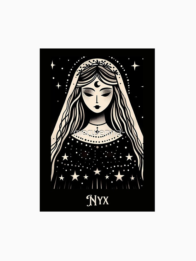 Nyx: Primordial Goddess of Night, Mysteries, and Stars by morwenna-