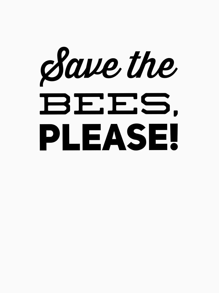 Save The Bees, Please! by dotandink
