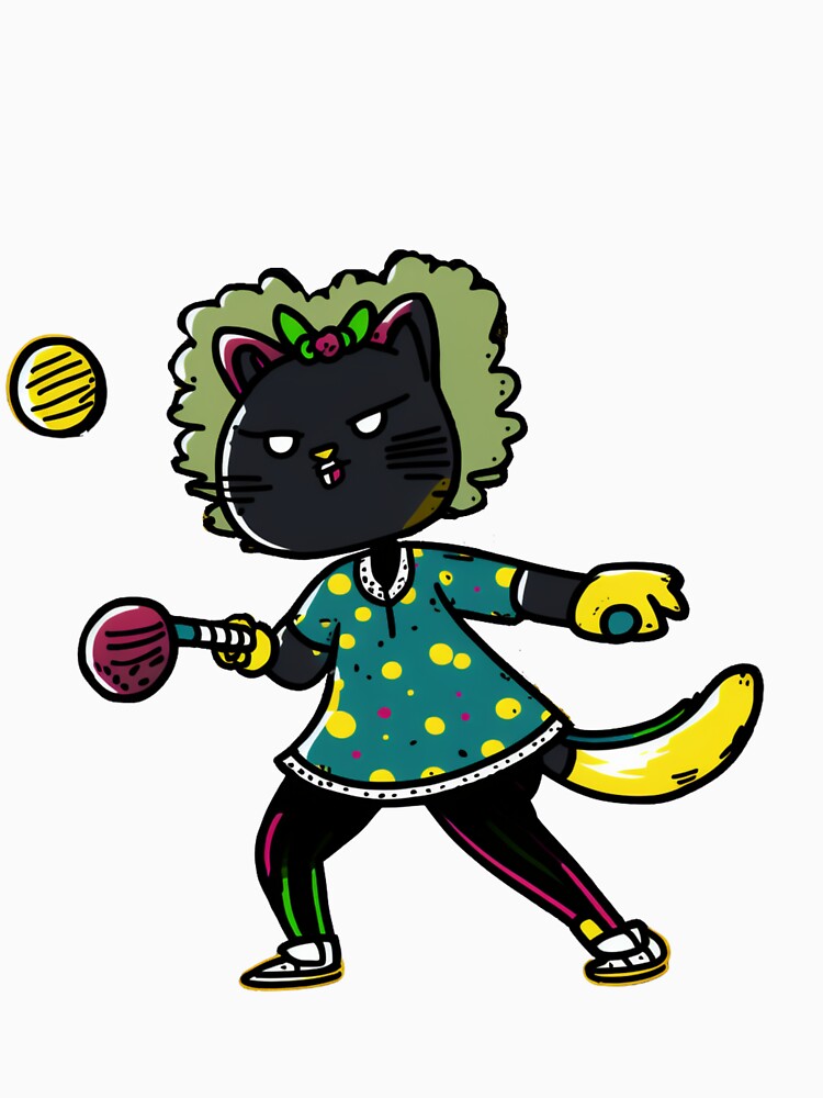 Pickleball cat Funny for cat lover and pickleball lover by Es4clhoting
