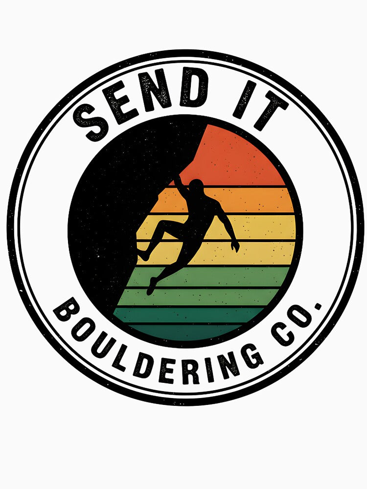 Bouldering Send it by AnnaSoulDigitalDesign