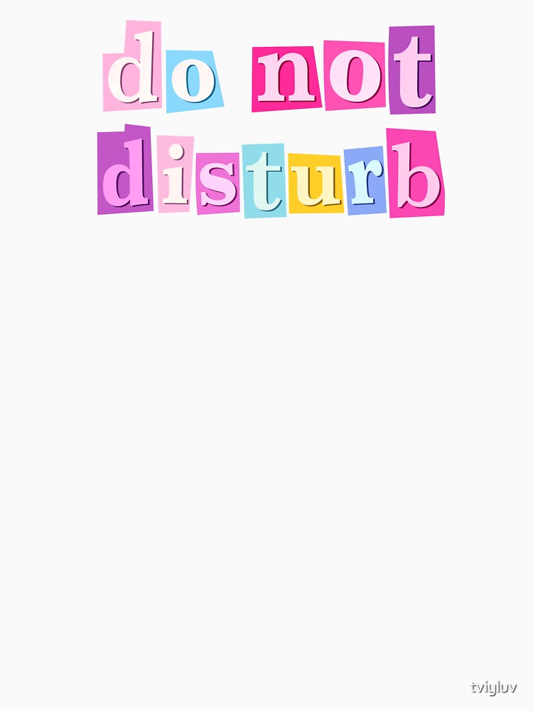 Do Not Disturb – Colorful Collage Sticker by tviyluv