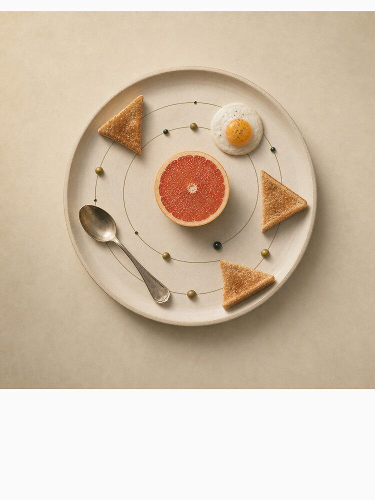Quiet Plate of Planets by Quiet Badge Studio
